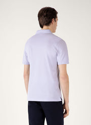 Men's Piqué Polo Shirt in Pale Lilac