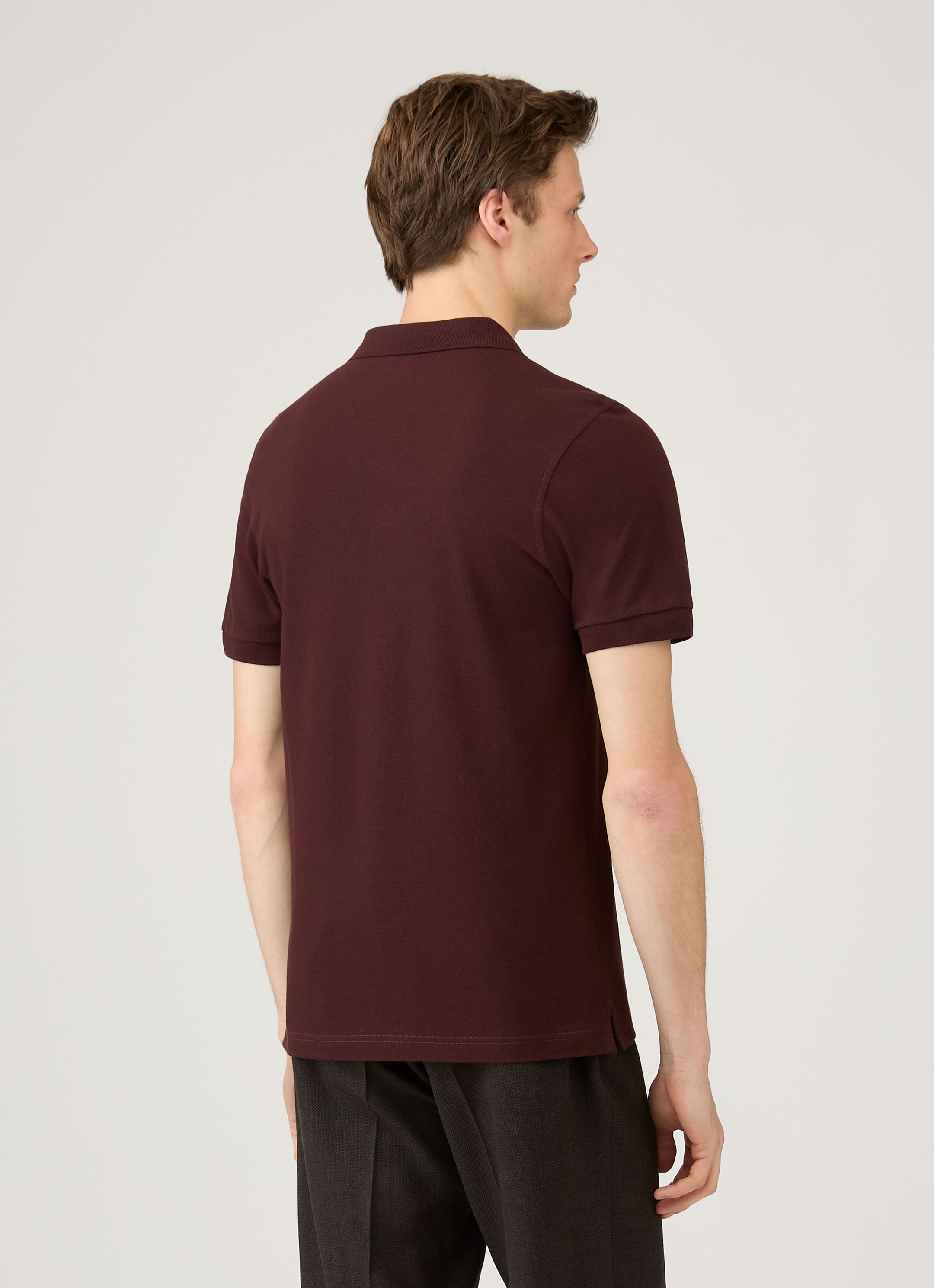 Men's Piqué Polo Shirt in Bakelite