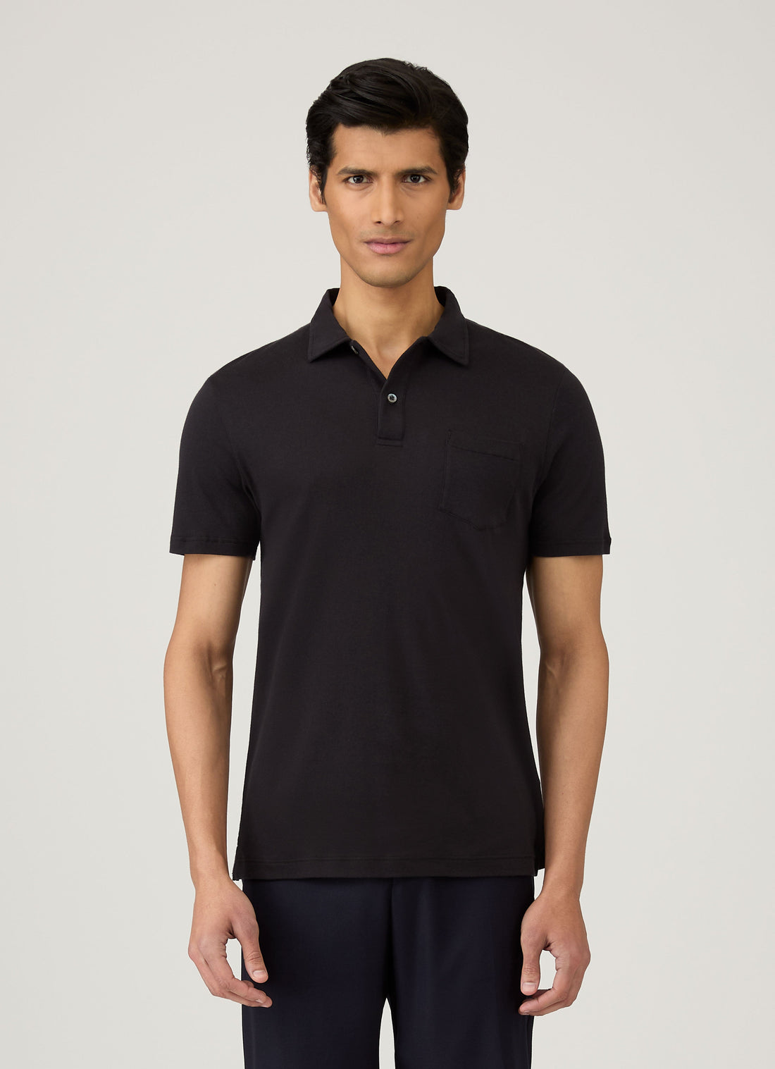 Sea Island Cotton Jersey Polo Shirt