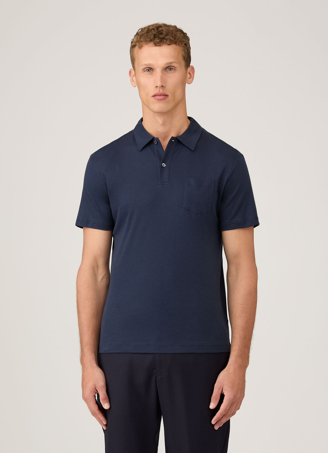 Sea Island Cotton Jersey Polo Shirt