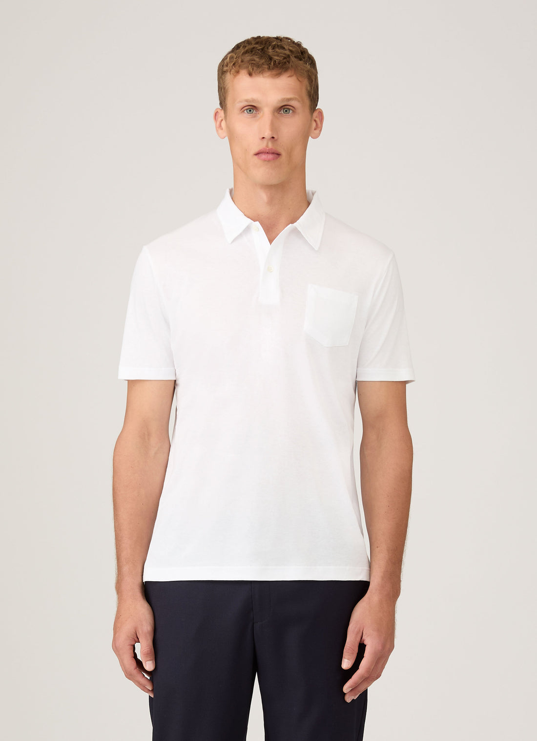 Sea Island Cotton Jersey Polo Shirt