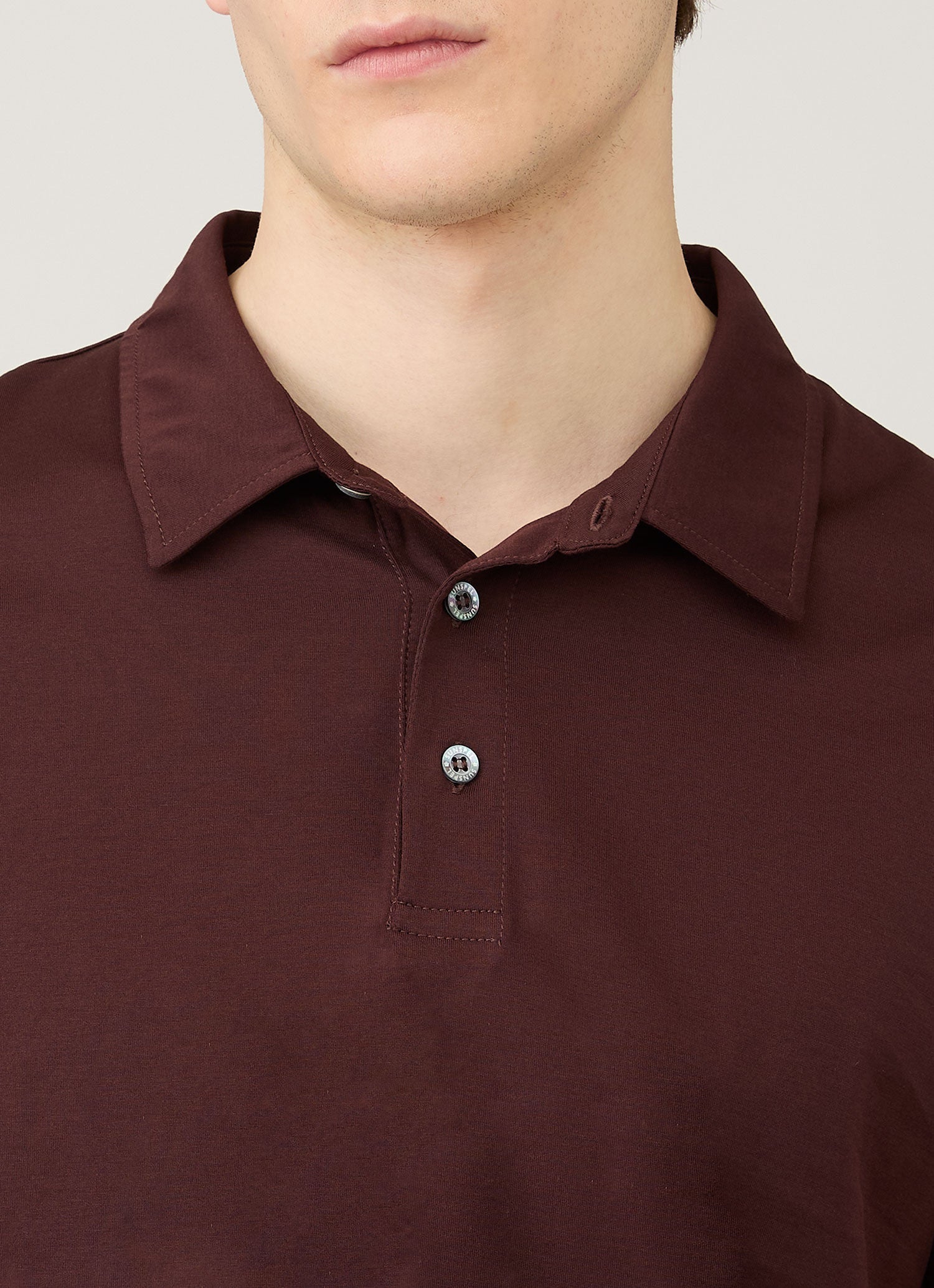 Men's Classic Jersey Polo Shirt in Bakelite