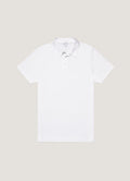 Men's Jersey Classic Polo Shirt in White
