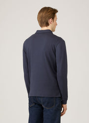 Men's Heavyweight Rugby Polo Shirt in Navy