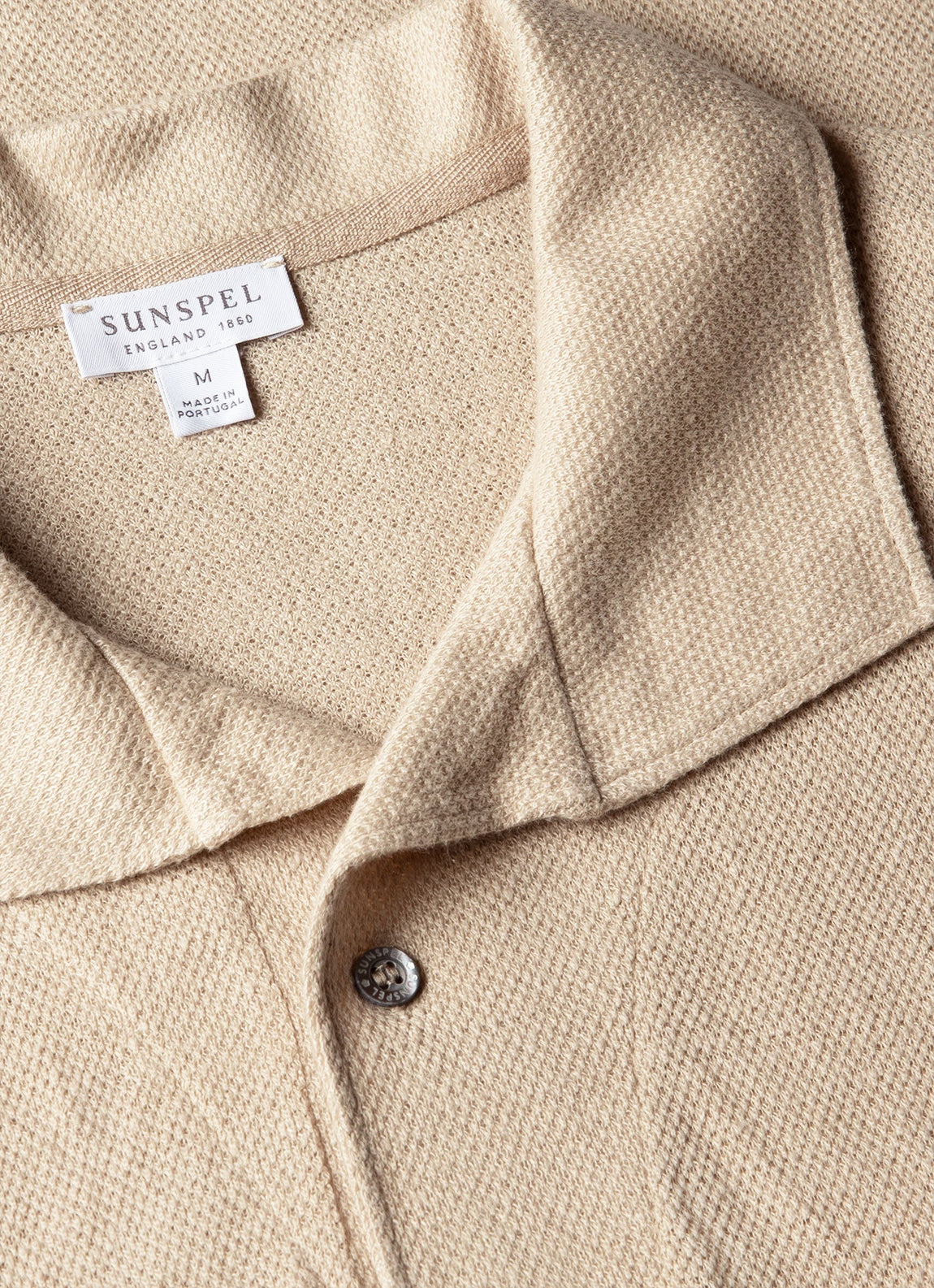 Men's Linen Piqué Polo Shirt in Hazelwood