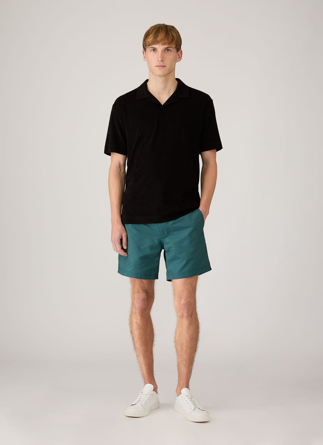 Polo en tissu éponge