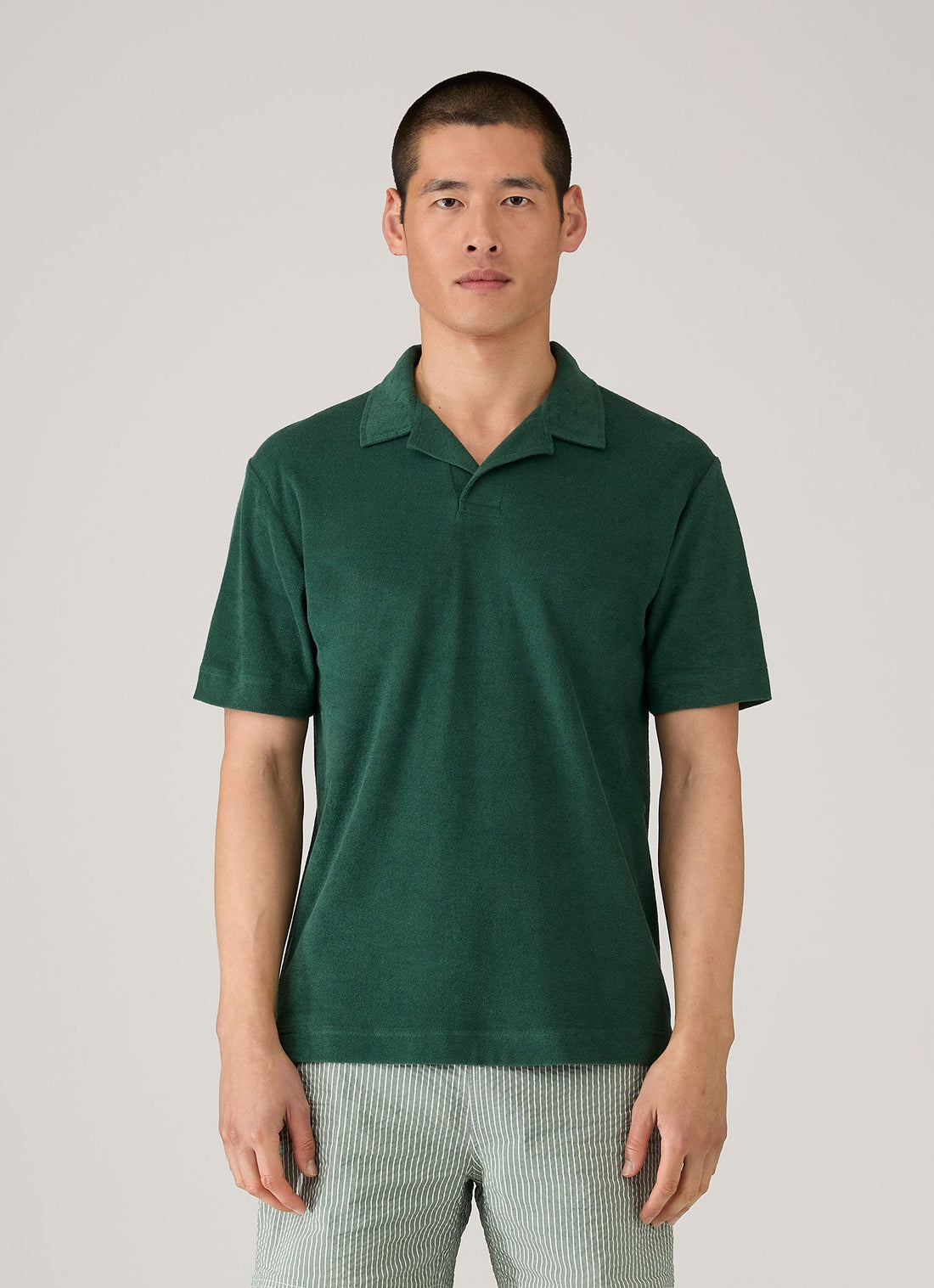 Polo en tissu éponge