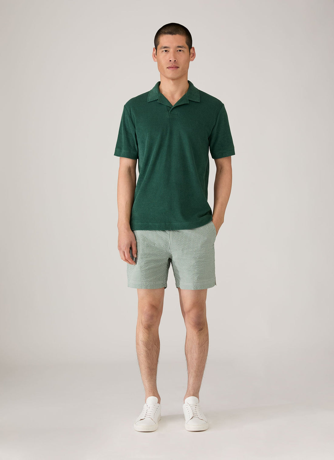 Polo en tissu éponge