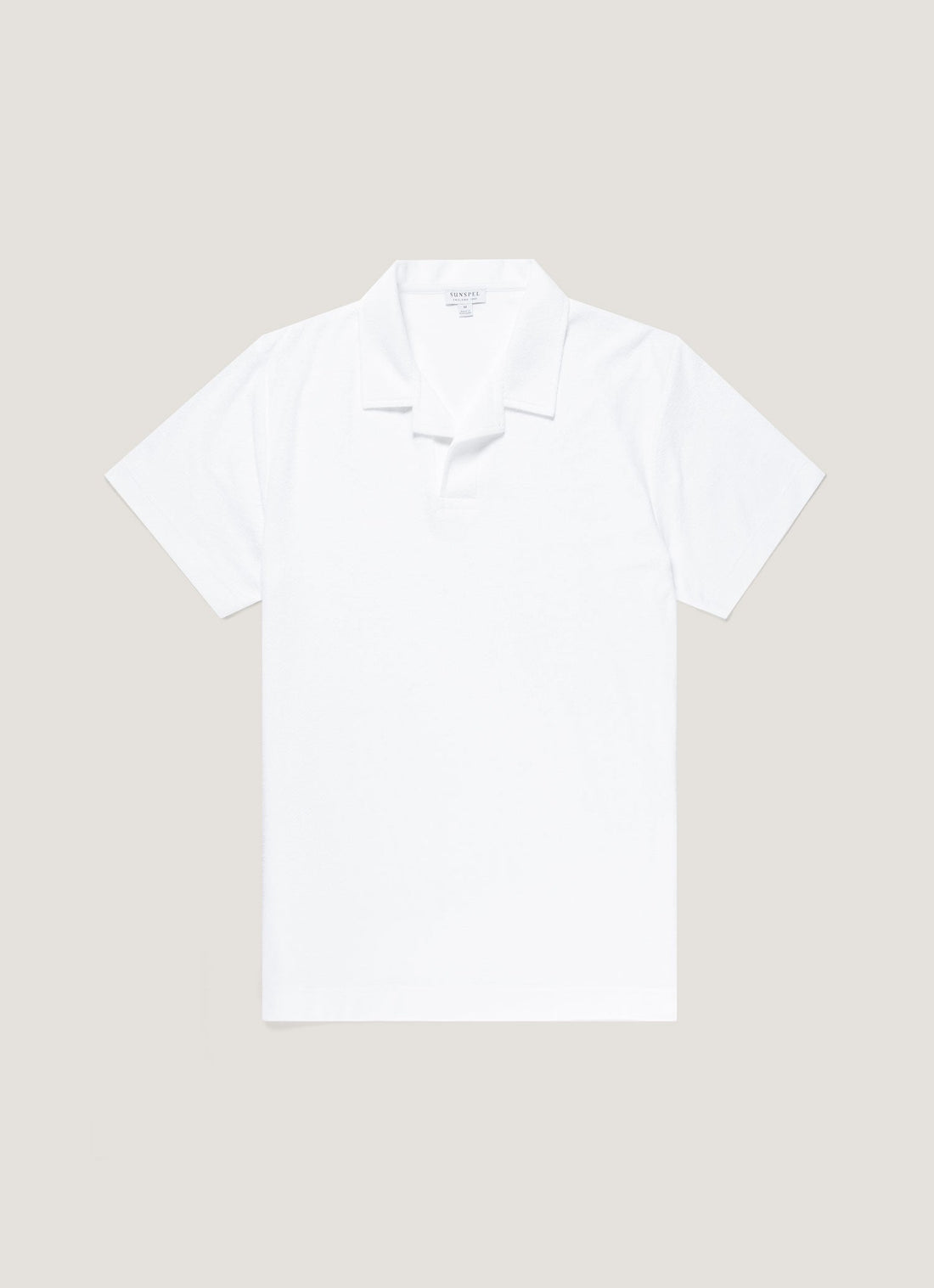 Polo en tissu éponge