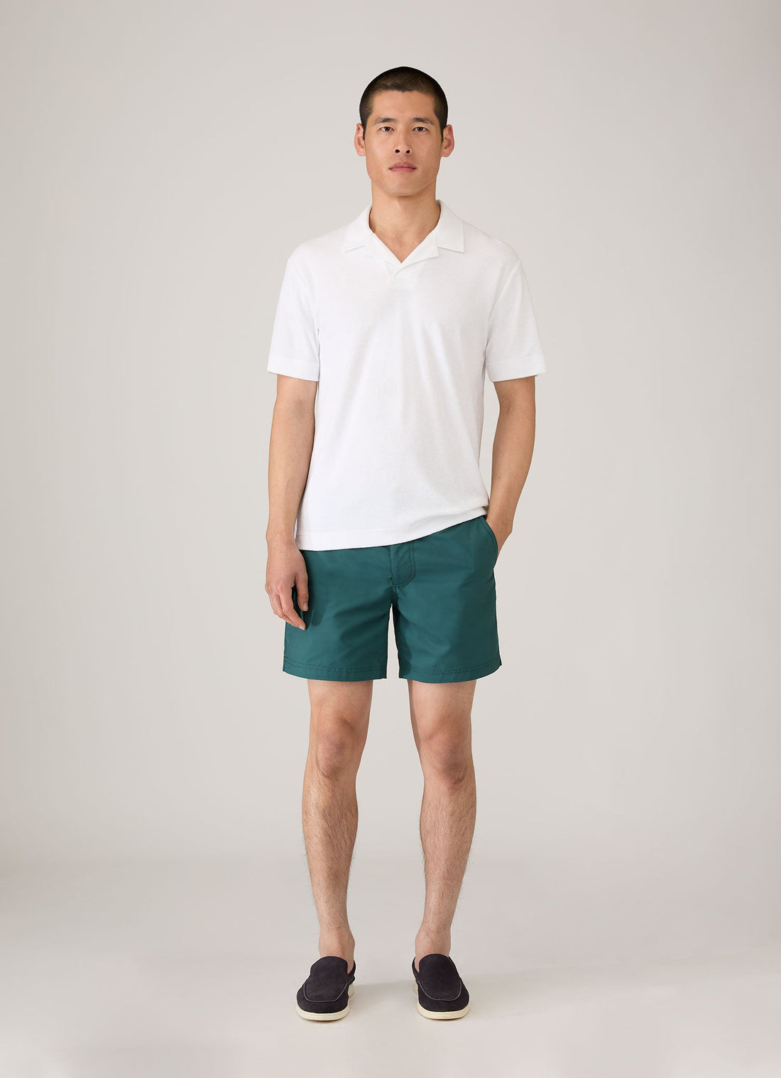 Polo en tissu éponge
