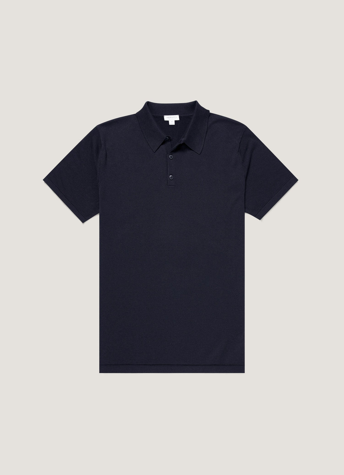 Sea Island Cotton Knit Polo Shirt
