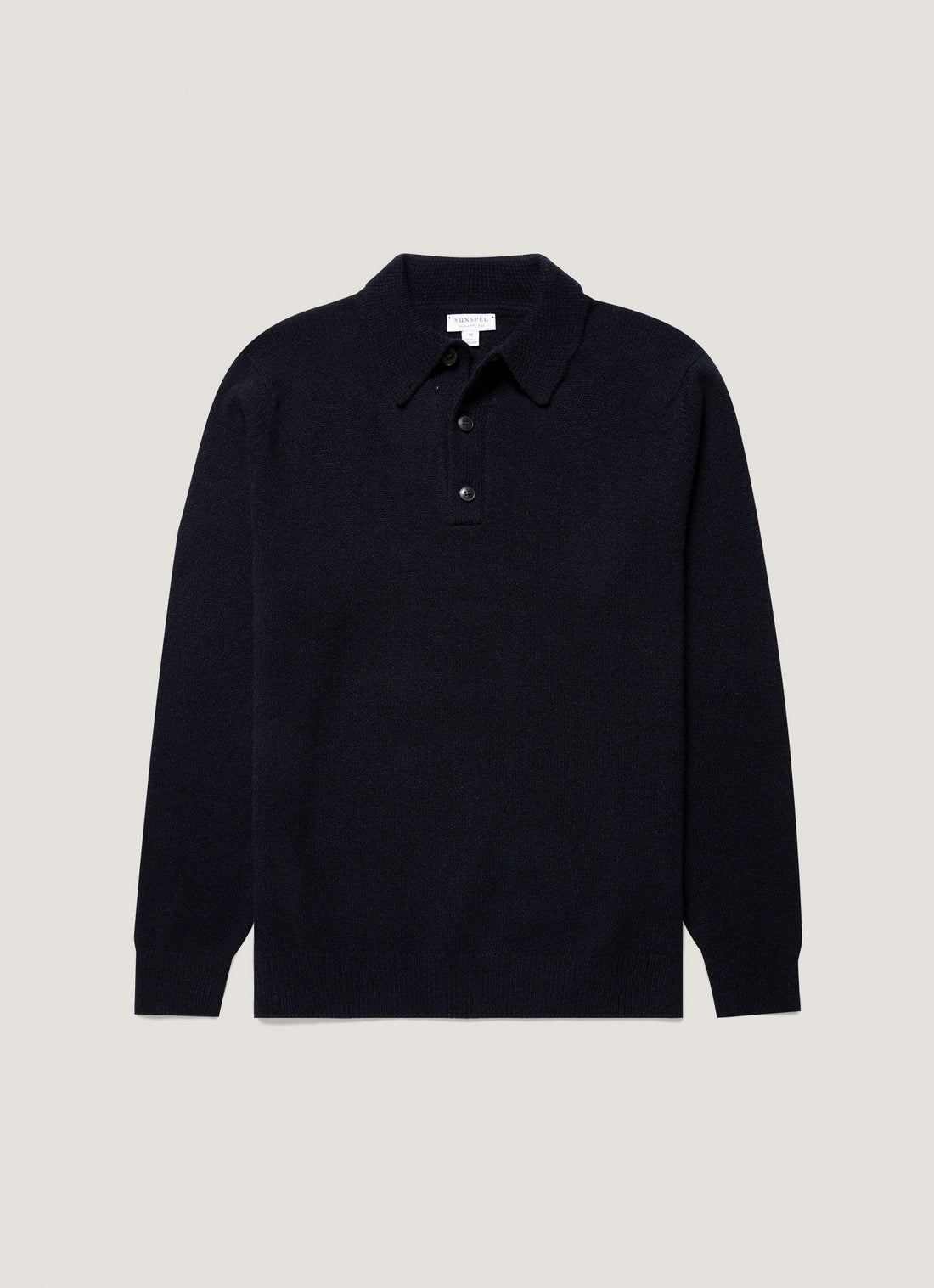 Lambswool Knitted Polo Shirt