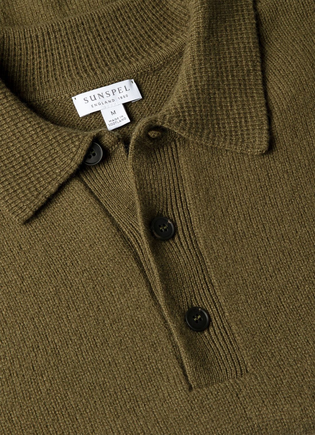 Lambswool Knitted Polo Shirt