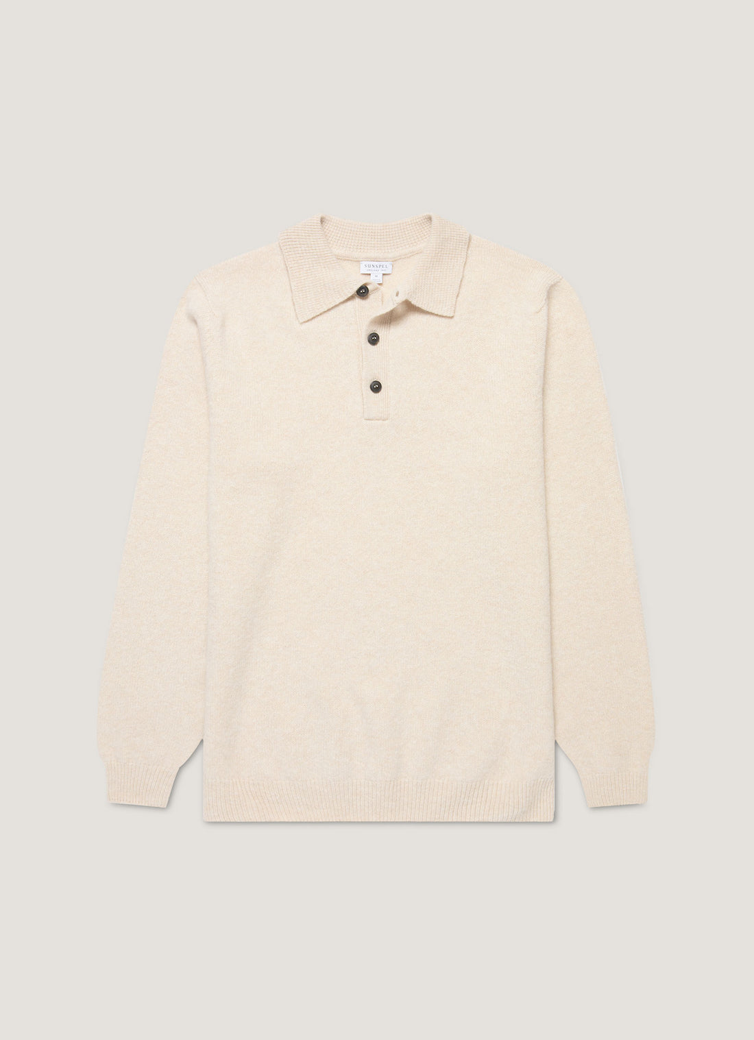 Lambswool Knitted Polo Shirt