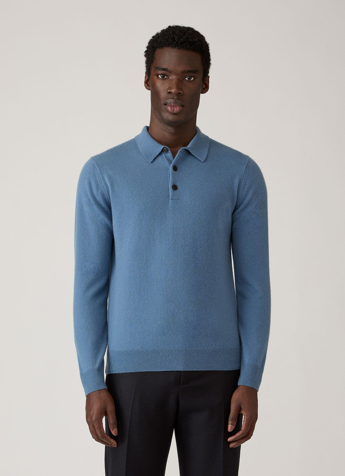 Cashmere Knitted Polo Shirt