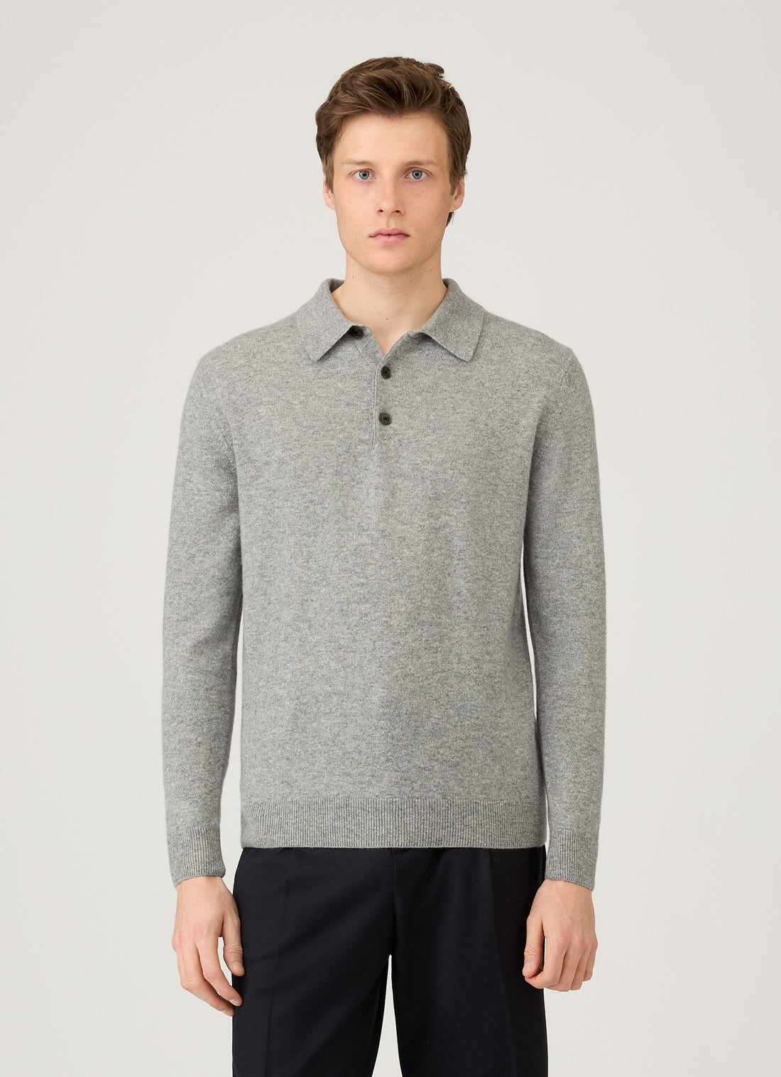 Cashmere Knitted Polo Shirt