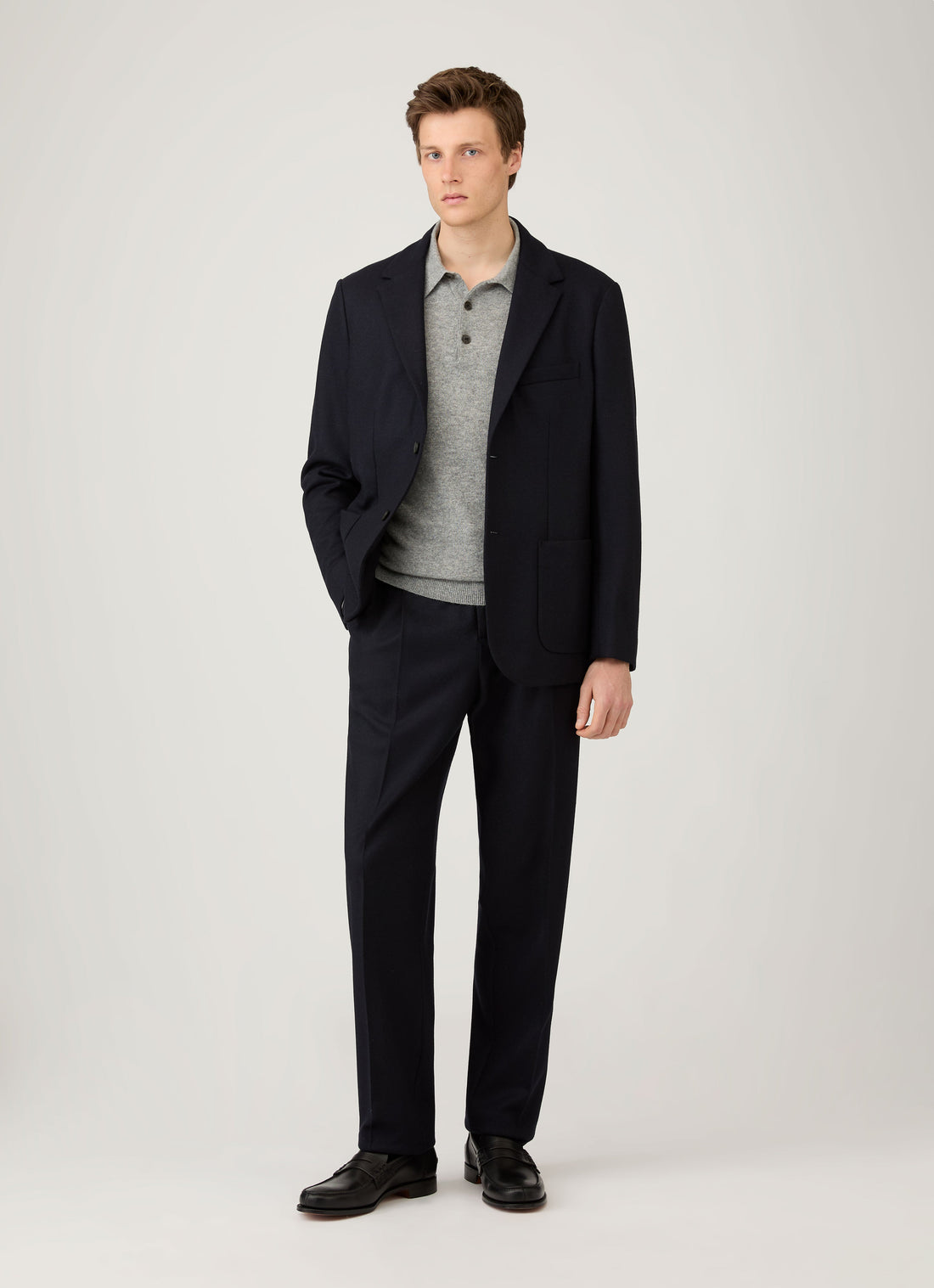 Cashmere Knitted Polo Shirt