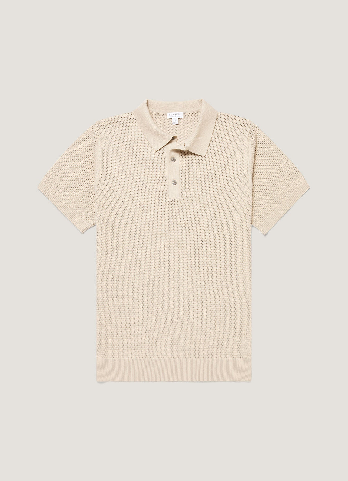 Men's Cotton Mesh Polo Shirt in Hazelwood