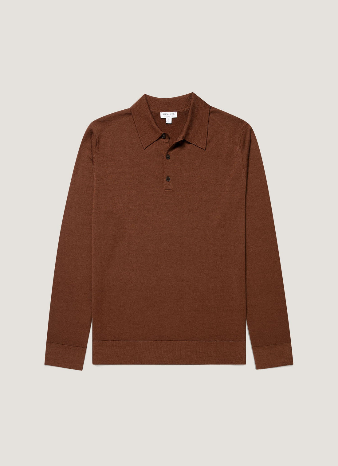 Extra‑Fine Merino Knitted Polo Shirt