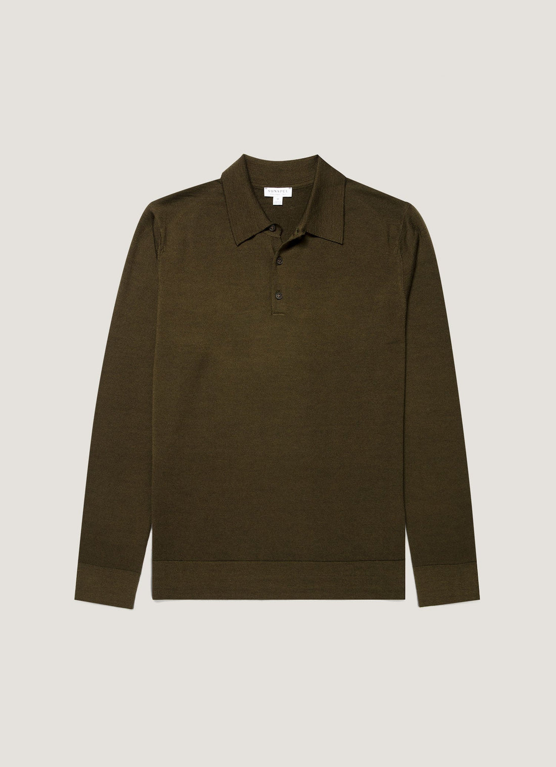 Extra‑Fine Merino Knitted Polo Shirt