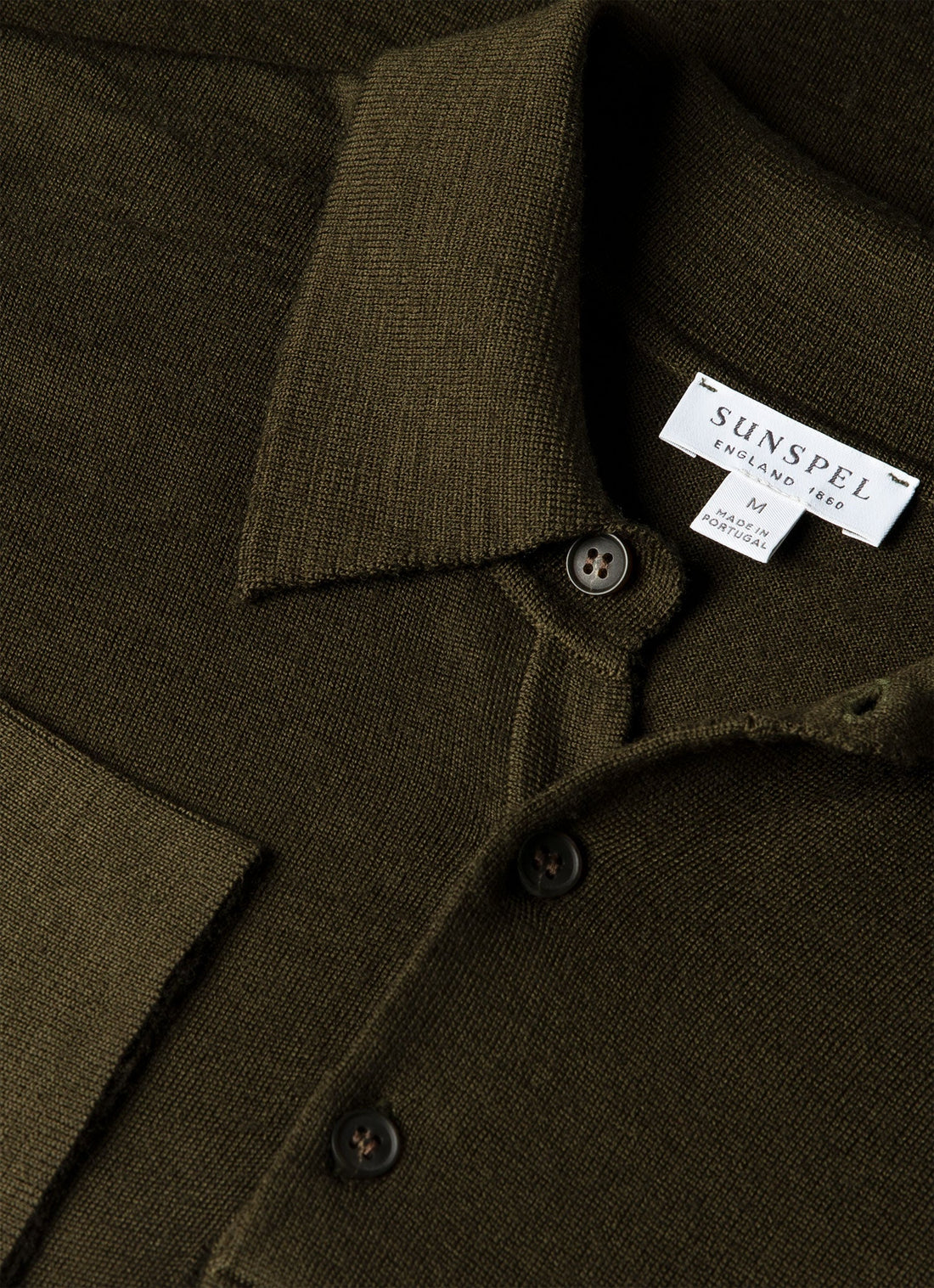 Extra‑Fine Merino Knitted Polo Shirt