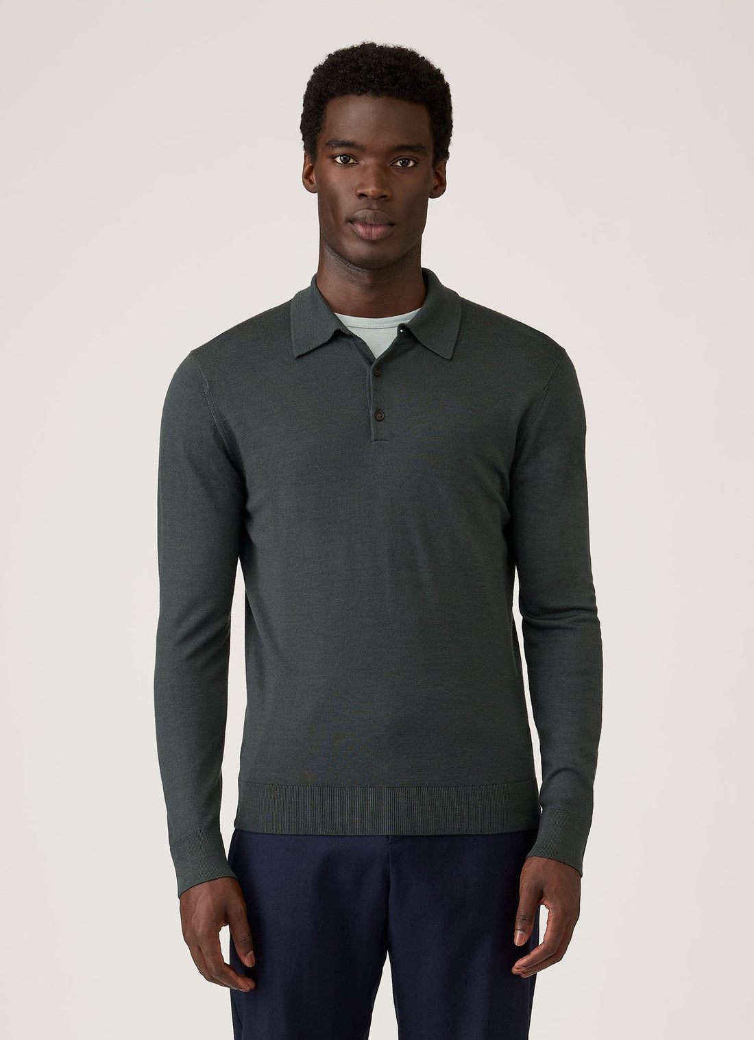 Extra-Fine Merino Knitted Polo Shirt