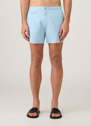 Men's Tailored Swim Short in Light Blue