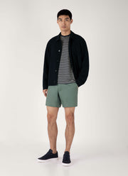 Men's Tailored Swim Shorts in Dusk Green