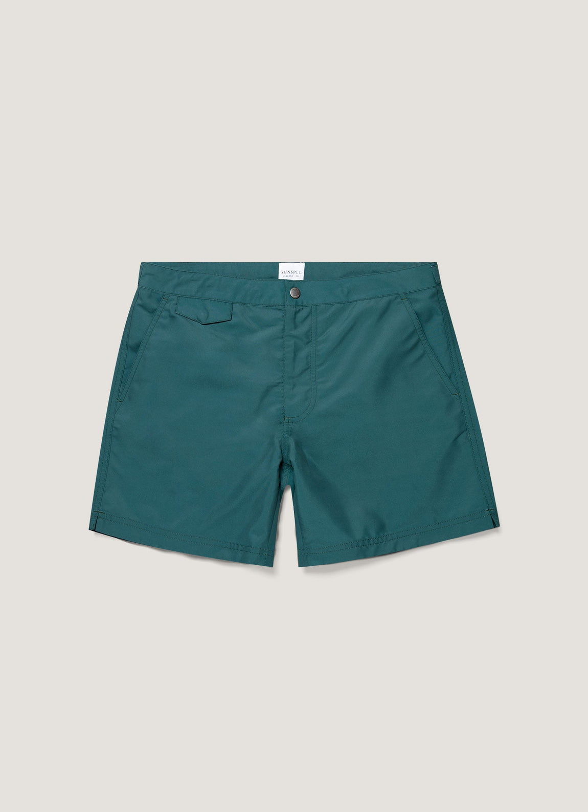 Men's Tailored Swim Shorts in Forest