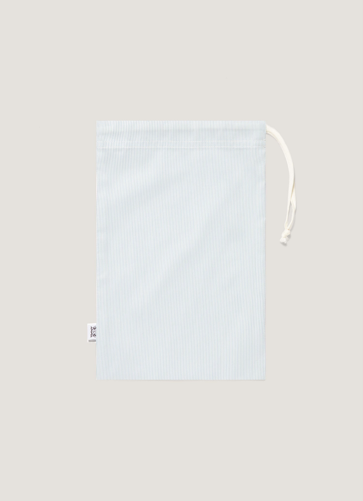 Men's Drawstring Swim Shorts in Sky Blue/White