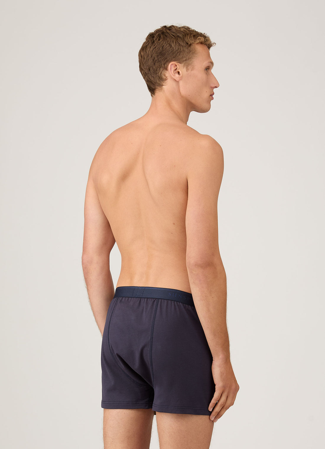 Superfine Cotton One-Button Boxer Short