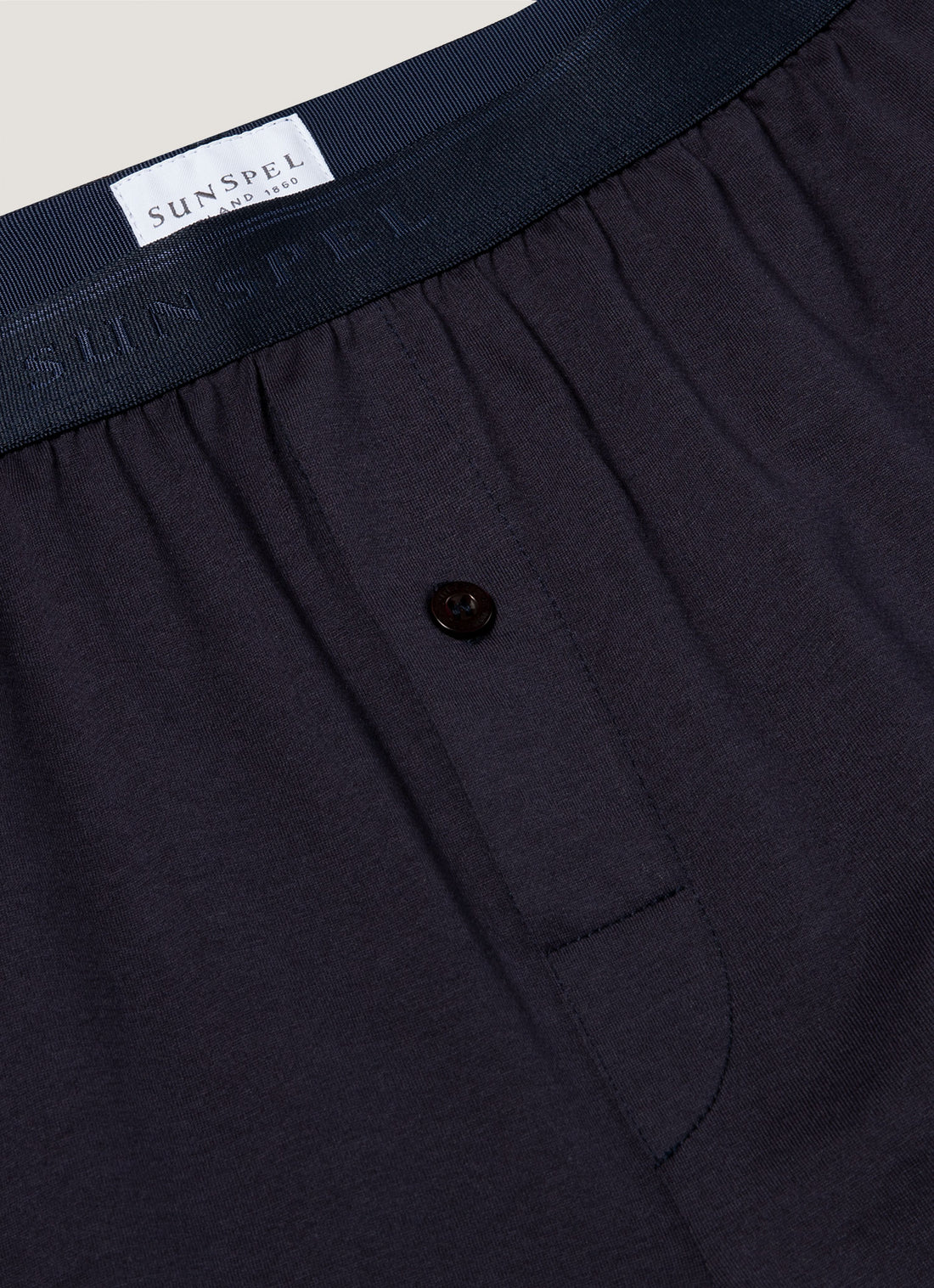 Superfine Cotton One-Button Boxer Short