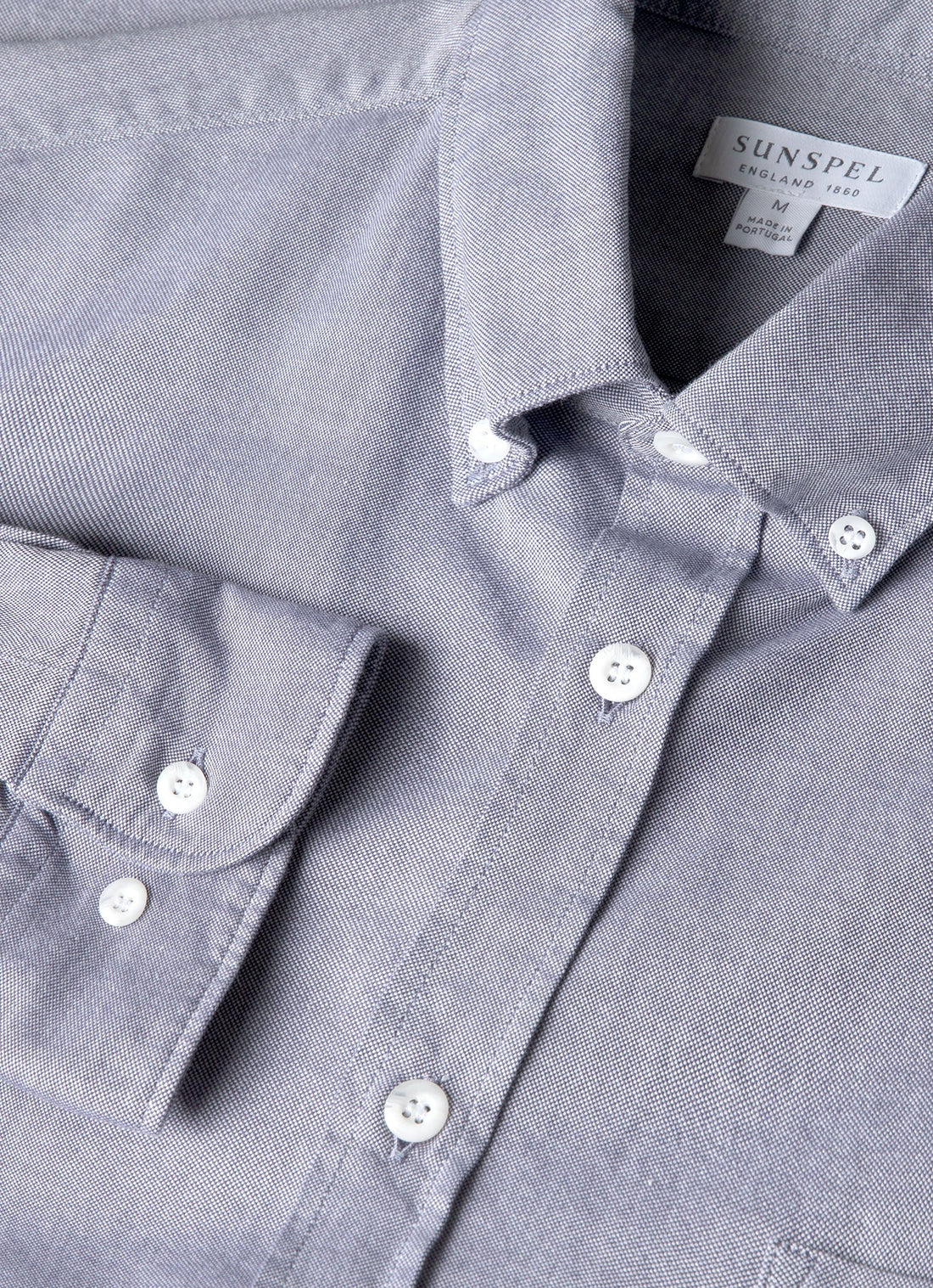 Men's Button Down Oxford Shirt in Dark Blue