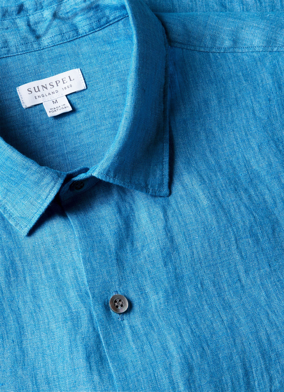 Chemise en lin à manches courtes
