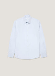 Men's Sea Island Cotton Shirt in Light Blue