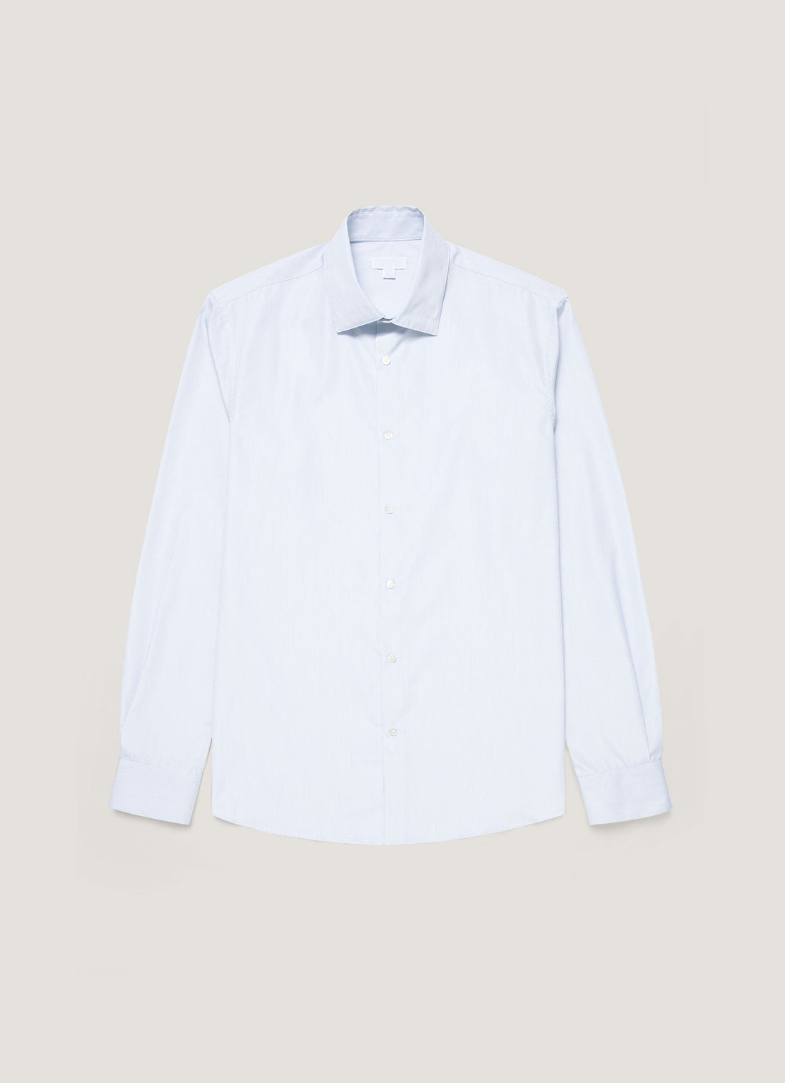 Men's Sea Island Cotton Shirt in Ink Blue