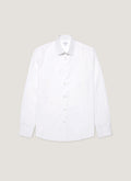 Men's Cotton Stretch Shirt in White