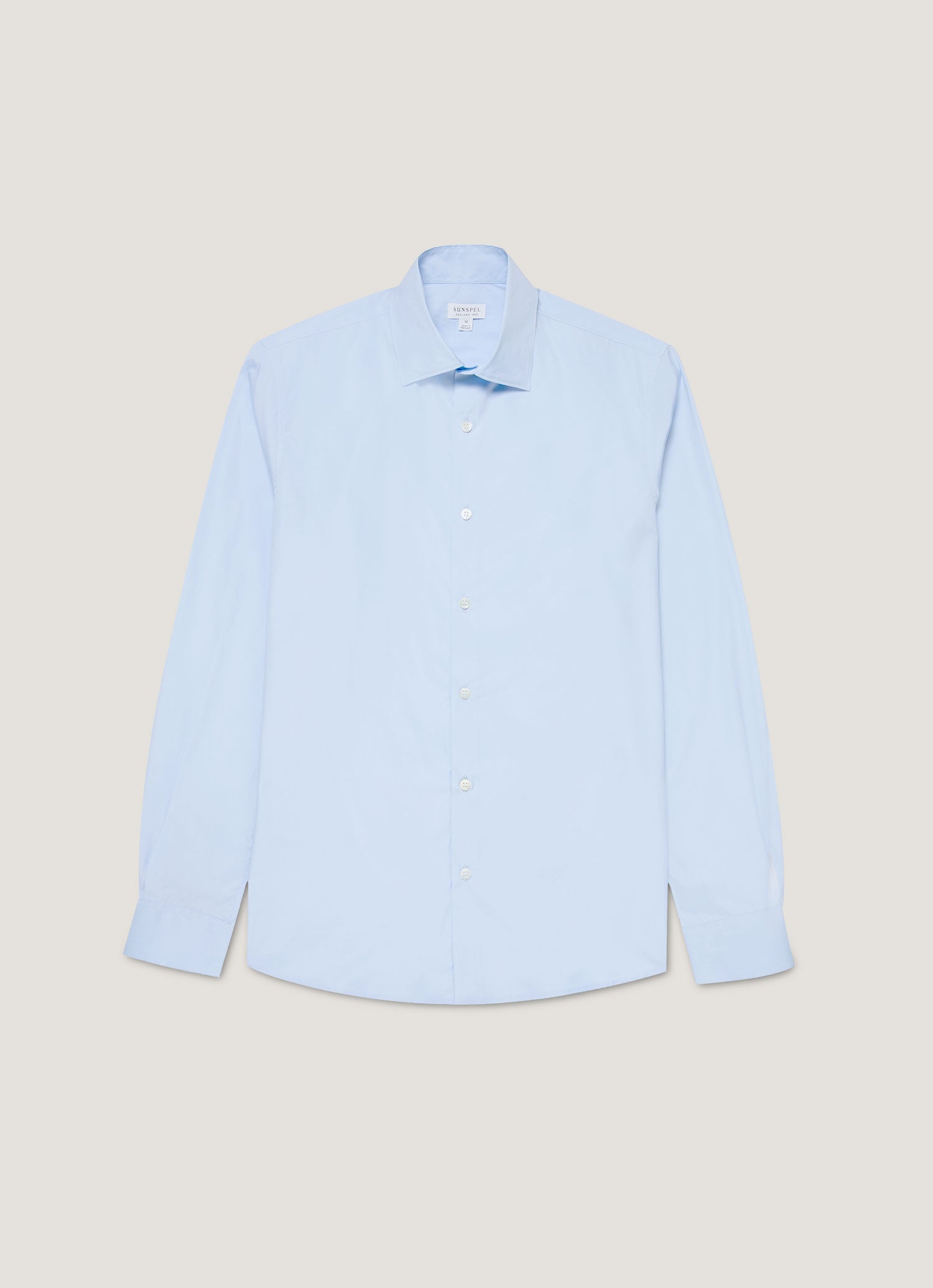 Men's Smart Poplin Shirt in Light Blue