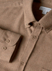 Men's Button Down Flannel Shirt in Cedar