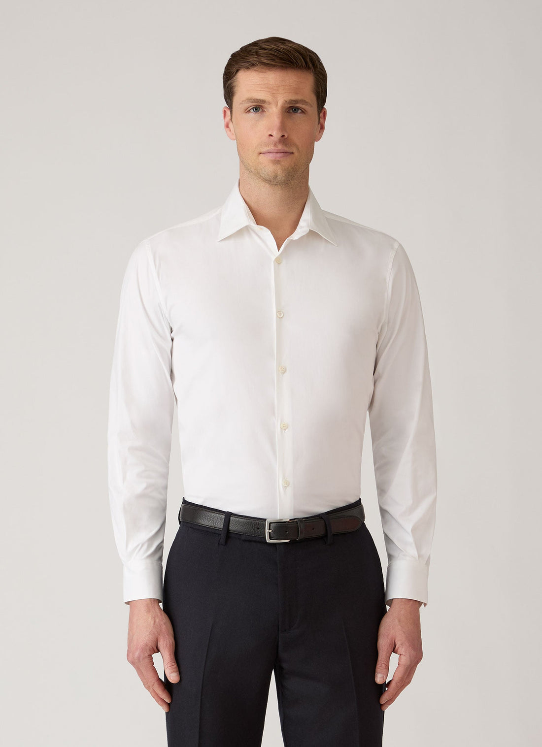 Chemise en popeline stretch