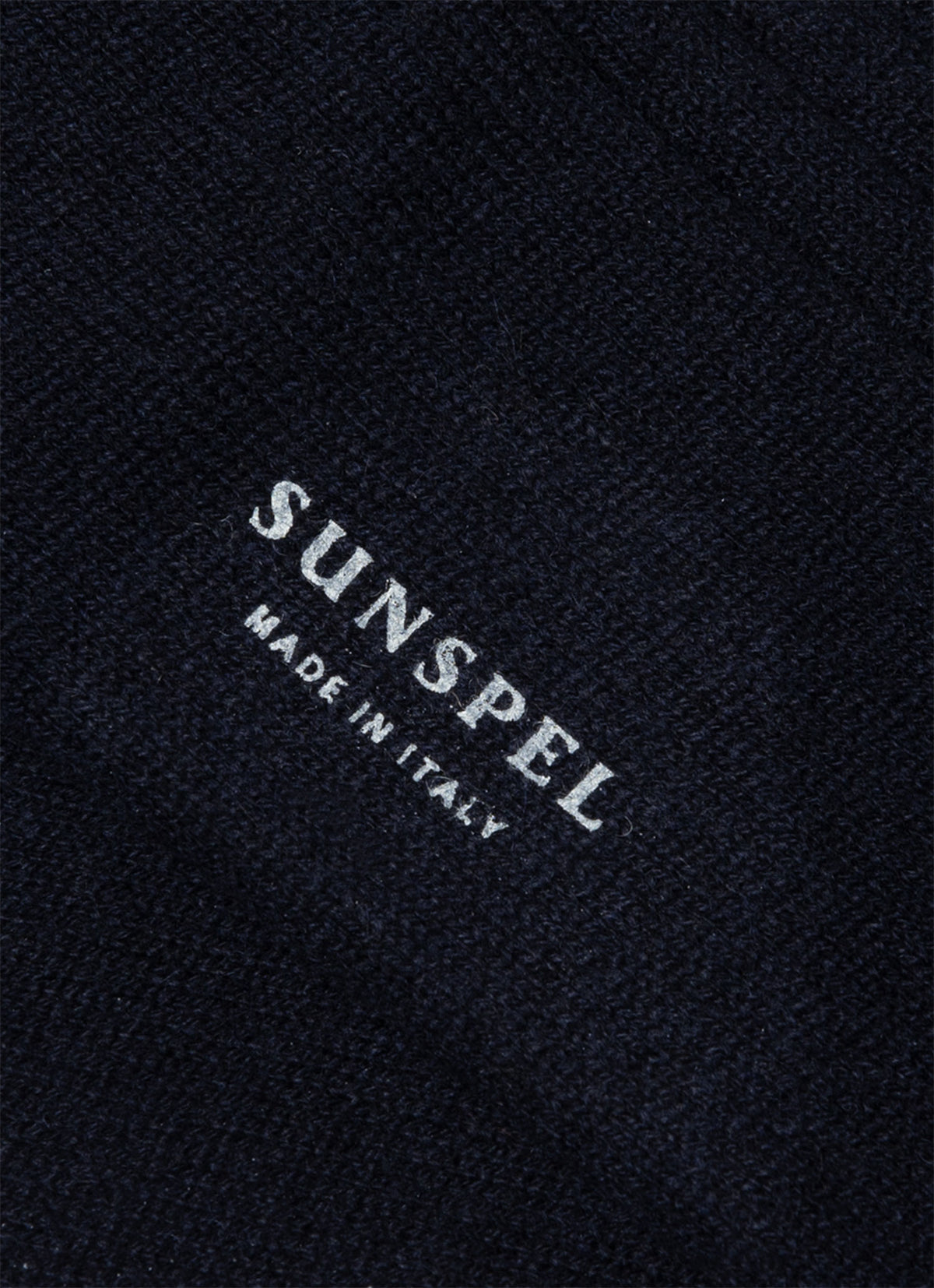 Men's Cashmere Ribbed Socks in Navy