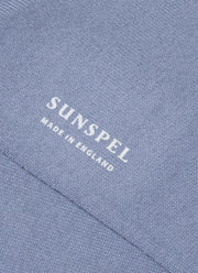 Men's Cotton Socks in Vintage Blue