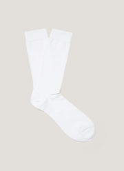 Men's Cotton Socks in White