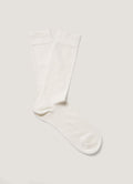 Men's Long Staple Cotton Socks in Archive White