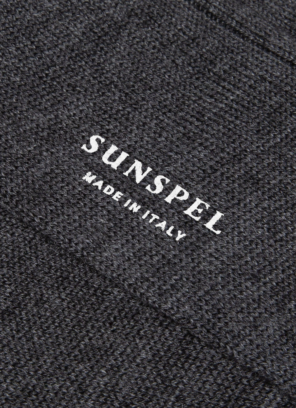 Men's Merino Wool Ribbed Socks in Charcoal Melange