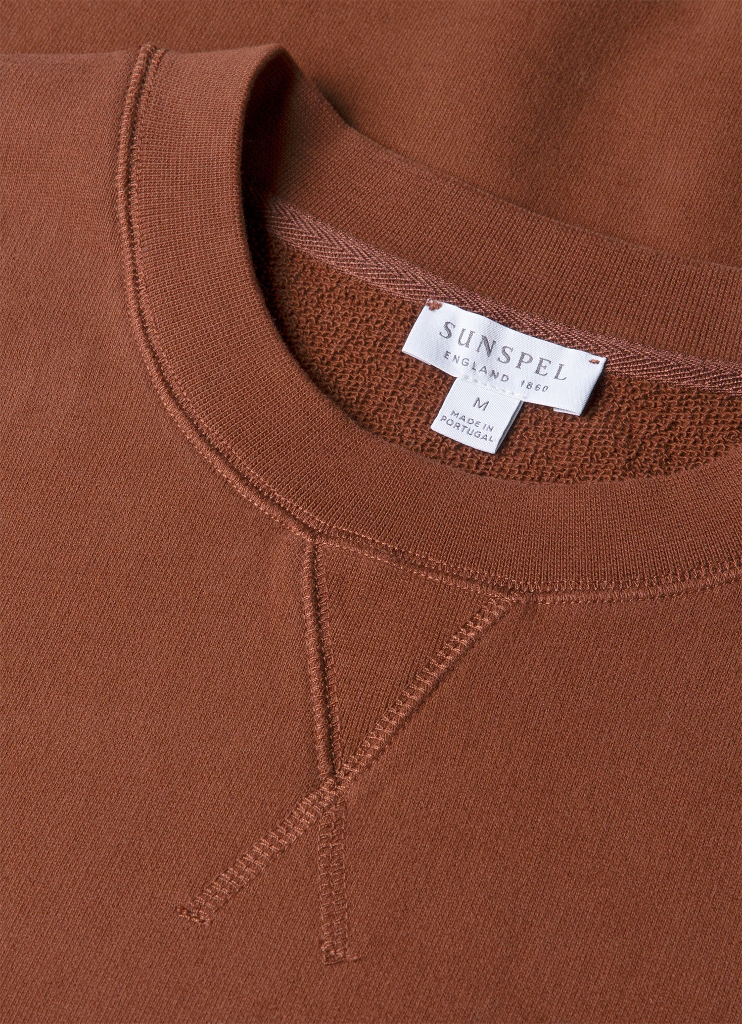 Men's Loopback Sweatshirt in Conker Brown