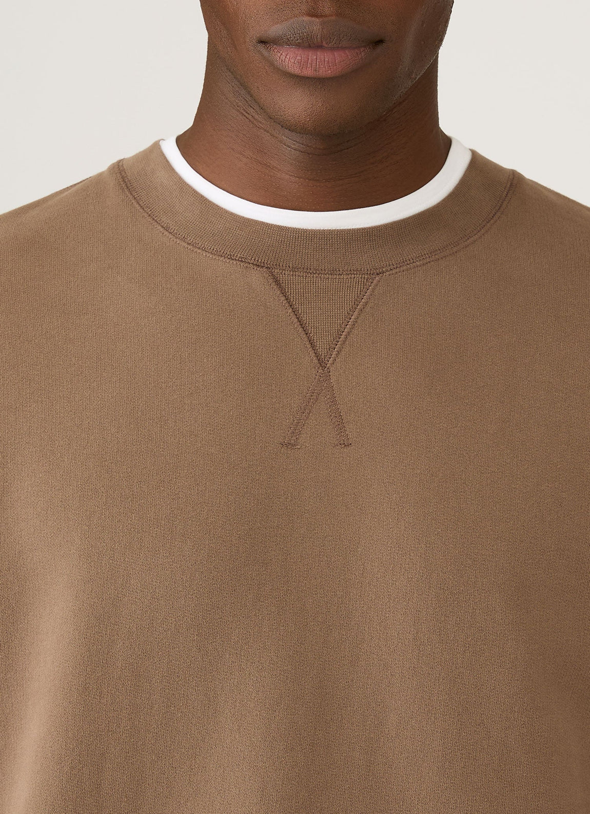 Men's Loopback Sweatshirt in Dark Cedar