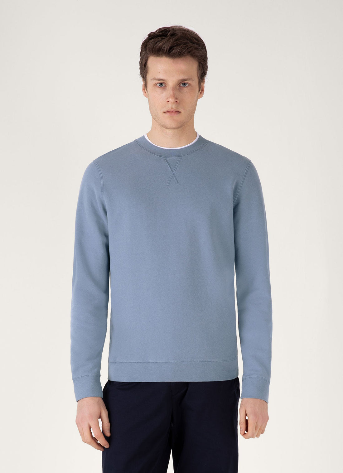 Men's Loopback Sweatshirt in Vintage Blue