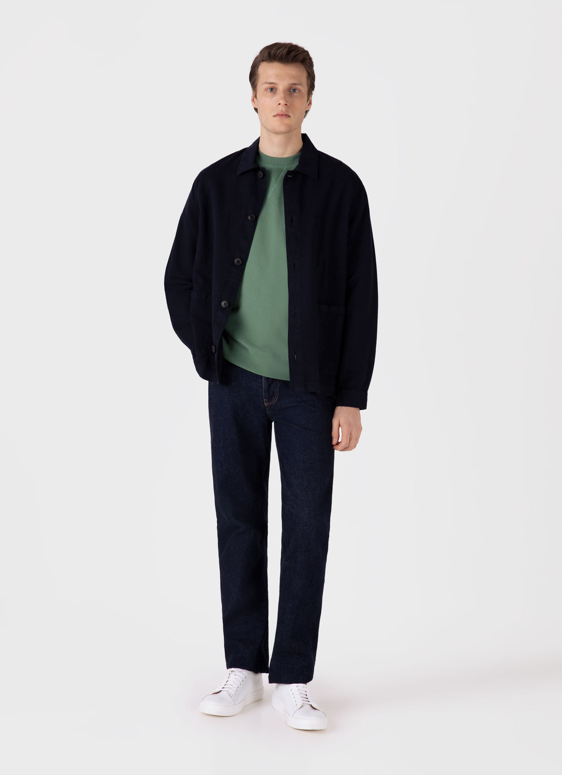 Men's Loopback Sweatshirt in Thyme