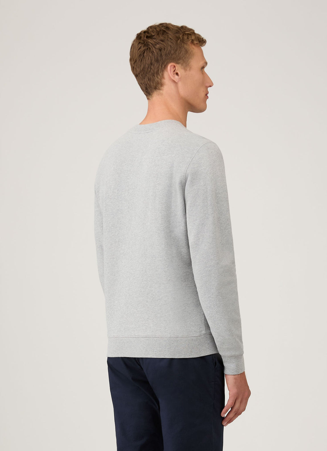 Men's Loopback Sweatshirt in Grey Melange